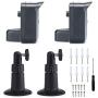 Protective Housing Wall Mount Hard Case & Adjustable Metal Bracket for Blink XT2 Camera - Exclusively Designed for Blink XT2 Security Camera with Speaker Cutout (2-Pack, Black)