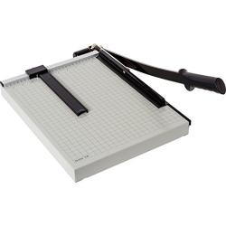 Dahle 15e Vantage Paper Trimmer, 15'' Cut Length, 15 Sheet, Automatic Clamp, Adjustable Guide, Metal Base with 1/2'' Gridlines, Guillotine Paper Cutter