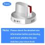 Upgraded 5pcs DG64-00472A / DG64-00347A dial Stainless Steel knob Compatible with Samsung Stove Range Oven ，Replaces AP5949480, PS10058981,Fits FX510BGS FX710BGS NX58F5500SS Replacement Parts