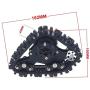 4Pcs RC Track Tyre 1/10 RC Crawler Tyre Remote Control Snow Tires Metal Crawler Accessory Part Fit for SCX-10 Series