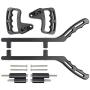 Voodonala for Jeep JK Black Metal Grab Handles Kit for 2007-2018 Jeep Wrangler JK JKU 2 & Unlimited 4 Door