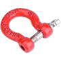 RC Car Trailer Buckle, 8 Pcs Metal Tow Shackle Rescue Lock Catch for RC Climbing Crawler Car Accessory Parts