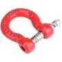 RC Car Trailer Buckle, 8 Pcs Metal Tow Shackle Rescue Lock Catch for RC Climbing Crawler Car Accessory Parts