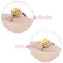 GWHOLE Ring Size Adjuster with Silver Polishing Cloth,Set of 4 (2mm/3mm)