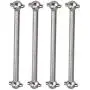 RC Car Drive Shafts, 4 Pcs Metal Dog Bone Drive Shafts for 1/18 RC Car Accessory