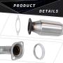 YITAMOTOR Catalytic Converter for 2002, 2003, 2004, 2005 & 2006 Nissan Altima 2.5 L with Exhaust Manifold Converter (EPA Compliant)