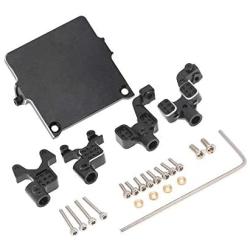 Facibom Metal Front & Rear Adjustable Shock Damper Towers Mount Upgrade Accessories for 1/24 RC Crawler Axial SCX24 90081 Parts