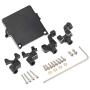 Facibom Metal Front & Rear Adjustable Shock Damper Towers Mount Upgrade Accessories for 1/24 RC Crawler Axial SCX24 90081 Parts