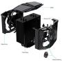 GOLDEN FIELD F04 CPU Cooler Heatsinks with 4 Heat Pipes CPU Cooling Fans for CPU