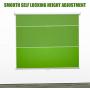 Green Screen Backdrop,75x79, Wall-Mounted Pull-Down Retractable Style,Wrinkle-Resistant Fabric, Solid Aluminium Metal Casing, Chroma Key for Photo Video, Live Game,Virtual Studio, Studio Photo ect