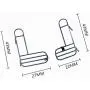 Rc Car Part, 2Pcs Tail Light Guard Rear Lamp Cover for Traxxas TRX-4 Rc Car, Metal Rear Lampshade Rc Car Part, 2Pcs Tail Light Guard Rear Lamp Cover for Traxxas TRX-4 Rc Car, Metal Rear Lampshade