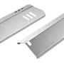 SHINESTAR 15 inch Grill Replacement Parts for Dyna-Glo DGF493BNP, Backyard Grill BY13-101-001-13, BY15-101-001-02, Uniflame GBC1059WB, Durable Stainless Steel Heat Plate, 5-Pack