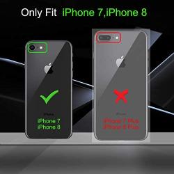 iPhone 7 case | iPhone 8 case | Metal 360 Degree Ring Kickstand | Atump Military Grade 15ft. Drop Shockproof Tested Protective case | Car Mount Phone case for iPhone 7 and iPhone 8 Black