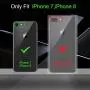 iPhone 7 case | iPhone 8 case | Metal 360 Degree Ring Kickstand | Atump Military Grade 15ft. Drop Shockproof Tested Protective case | Car Mount Phone case for iPhone 7 and iPhone 8 Blue