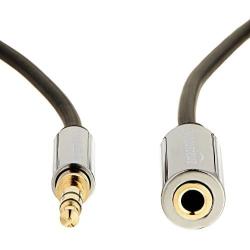 Amazon Basics 3.5mm Male to Female Stereo Audio Extension Adapter Cable - 6 Feet