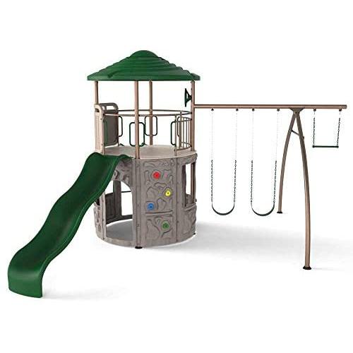 Lifetime Adventure Tower Swing Set - Earthtone (290633)