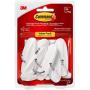 Command Wire Hooks Value Pack, Medium, White, 7-Hooks (17068-7ES), Organize Damage-Free