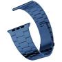 iiteeology Compatible with Apple Watch Band 40mm 38mm, Upgraded Version Solid Stainless Steel Band Business Replacement iWatch Strap for Apple Watch Series 6/5/4/3/2/1/SE - Blue