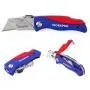 WORKPRO Folding Utility Knife Quick-change Box Cutter, Blade Storage in Handle with 5 Extra Blade Included WORKPRO Folding Utility Knife Quick-change Box Cutter, Blade Storage in Handle with 5 Extra Blade Included