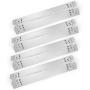 Hongso 14 9/16 inch Stainless Steel Grill Heat Plate Shield Replacement for Nexgrill 720-0830H, 720-0783E, 720-0896, Grill Master 720-0697, 720-0737 Gas Grill, 4-Pack Burner Cover Flame Tamer, SPG371