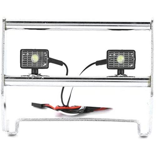 RC Car Metal Bumper with LED Upgrade Parts for TRX4 Bronco 82046-4 Car Part Accessory