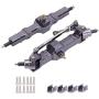Tbest Front Rear Axle, Metal Front and Rear Axle Front Rear Axle RC Car Accessory Parts