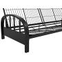 DHP Aiden Metal Futon Frame, Black