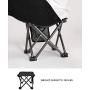 KingCamp Camping Stool Small Protable Backpacking Slacker Chair
