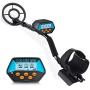 Tilswall Metal Detector Professional for Adults & Kids, High Accuracy Adjustable Metal Detector Waterproof with LCD Display, All Metal &Disc Mode, 8.5 Inch Lightweight Search Coil