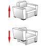 HOWDIA Sectional Couch Connectors Sofa Snap, Sofa Alligator Clamps Joint Clip for Modular Couch Furniture Metal and Plastic 2 Pcs