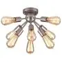 mirrea Mid-Century Semi-Flush Mount Sputnik Ceiling Light with 8 Lights for Foyer Entry Way Hallway Kitchen Dining Room Small Bedroom Living Room Brushed Nickel Metal Fixture mirrea Mid-Century Semi-Flush Mount Sputnik Ceiling Light with 8 Lights for Foyer Entry Way Hallway Kitchen Dining Room Small Bedroom Living Room Brushed Nickel Metal Fixture