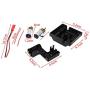 EAPTS Double Motor Gear Box RC Gearbox Motor for Climbing RC Off-Road Truck WPL C14 C24 RC Car DIY Upgrade Parts Accessories Car Accessories