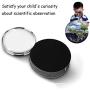 Zhi Jin 1Pc Portable Folding Magnifier Pocket Loupe Metal Reading Magnifying Glass Lens 10X 60mm for Inspection Science Office Travel Map