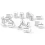 BronaGrand 150pcs Antiqued Brass Silver Crimp Fasteners Leather Cord Ends Caps Necklace Clasp Jewelry Parts 9x5mm BronaGrand 150pcs Antiqued Brass Silver Crimp Fasteners Leather Cord Ends Caps Necklace Clasp Jewelry Parts 9x5mm