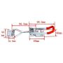 Anndason Toggle Latch Clamp 4003,300Kg 660 Lbs Holding Capacity (2PCS)