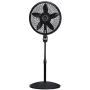 Lasko 1843 18″ Remote Control Cyclone Pedestal Fan with Built-in Timer, Black Features Oscillating Movement and Adjustable Height