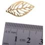 MonkeyJack 400 Pieces Mixed Alloy Metal Hollow Leaf Charm Pendants for Jewelry Making