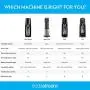 SodaStream Aqua Fizz Sparkling Water Machine (Black) with Co2 & Glass Carafes