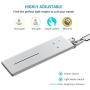 BYB E430 Metal Architect LED Desk Lamp, Swing Arm Task Lamp with Clamp, Eye-Care Drafting Table Lamp, Dimmable Office Light, 4 Lighting Modes, 6 Level Dimmer, Touch Control, Memory Function, Silver