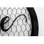 Parisloft Love Round Metal Wall Hanging Art Sign Word Love on Chicken Wire Round Framed and with Fabric Flower 12.2 x 12.2 x 1.4 Inches Black (Love) Parisloft Love Round Metal Wall Hanging Art Sign Word Love on Chicken Wire Round Framed and with Fabric Flower 12.2 x 12.2 x 1.4 Inches Black (Love)
