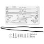 Ctzrzyt Metal Windshield Wiper for 1/10 RC Crawler AXIAL SCX10 Cherokee TRX4 Bronco G500 MST KM2 Parts