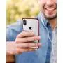 DTTO iPhone Xs Case, Clear Soft TPU Cover Case with Metal Luster Protactive Edge for Apple iPhone Xs(2018), Also Compatible with iPhone X(2017) 5.8 Inch, Red