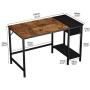 JOISCOPE Home Office Computer Desk,Study Writing Desk with Metal Drawer,Easy-Assembly Table with Storage Shelves for Working,47 inches,(Vintage Oak Finish)