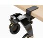 Headphone Headset Stand Holder, 6amLifestyle Universal Metal Gaming Headphones Hanger Mount Under Desk Hook Clip with Adjustable Clamp for All Headsets, Black（Patented）