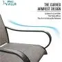 PHI VILLA Patio Swivel Dining Chair Set of 2, Metal Chairs for Kitchen Garden, with Textilene Padded Sling Fabric PHI VILLA Patio Swivel Dining Chair Set of 2, Metal Chairs for Kitchen Garden, with Textilene Padded Sling Fabric