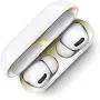 elago Dust Guard Compatible with AirPods Pro 3rd Generation - Dust-Proof Film, Ultra Slim, Luxurious Looking, Protect from Iron/Metal Shavings (1 Set, Gold) [US Patent Registered]