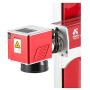 KUNTAI Mini 30W Fiber Laser Engraving Machine with Rotary Device,Marking Area 150mm×150mm,Nameplate Printing,Metal Parts Marking,Jewelry Engraving