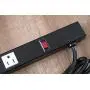 Opentron OT2063 Heavy Duty Metal Surge Protector Power Strip with Mounting Parts 6 Outlets 3 Feet Power Cord Opentron OT2063 Heavy Duty Metal Surge Protector Power Strip with Mounting Parts 6 Outlets 3 Feet Power Cord
