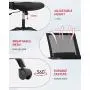 Office Chair Ergonomic Desk Task Chair Mesh Computer Chair Mid-Back Mesh Home Office Swivel Chair Modern Executive Chair with Wheels Armrests Lumbar Support (White) Office Chair Ergonomic Desk Task Chair Mesh Computer Chair Mid-Back Mesh Home Office Swivel Chair Modern Executive Chair with Wheels Armrests Lumbar Support (White)