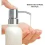 TopHomeStore Stainless Steel Soap and Lotion Dispenser Pumps, 2 Pieces, Replacement for Your Bottles, Includes 2 Nine Inch Tubes (2 Pack)